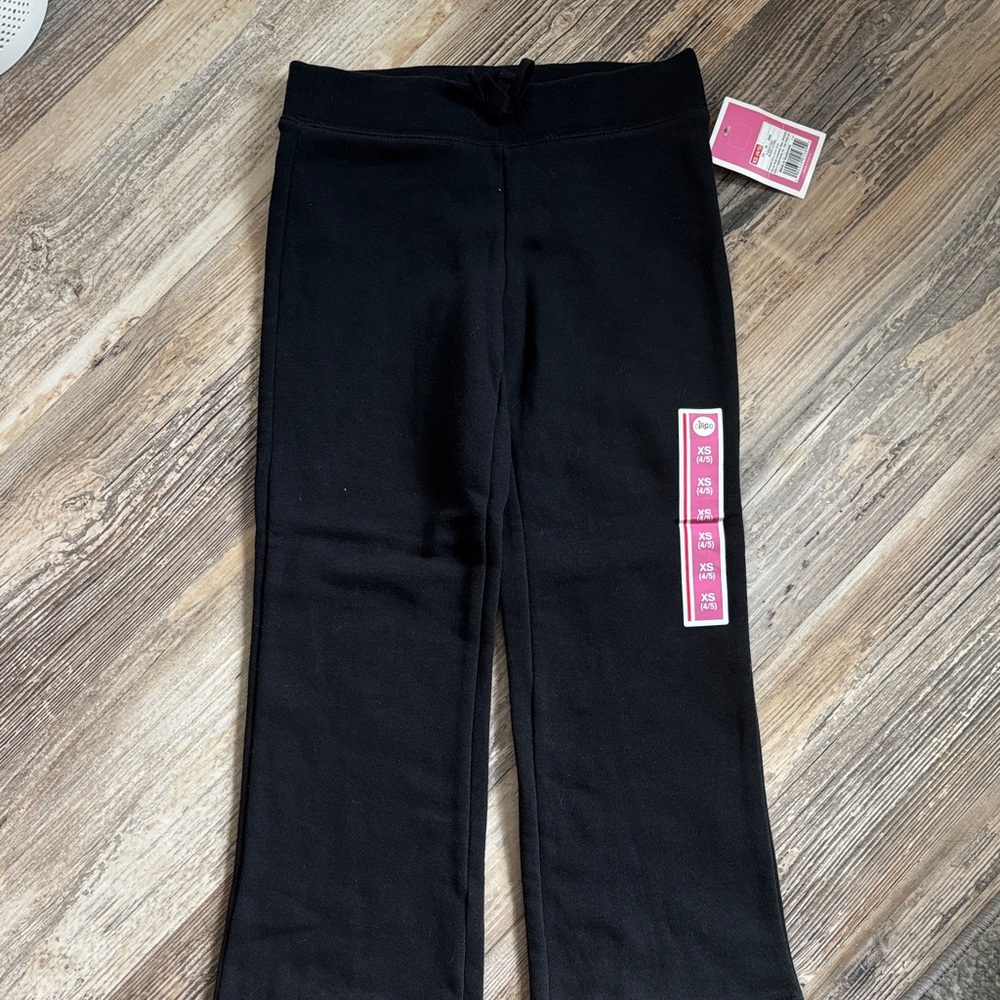 Circo NWT black sweatpants girls XS size 4-5